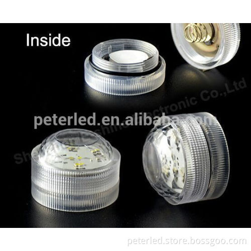 LED diamond submersible light waterproof color change round&flower